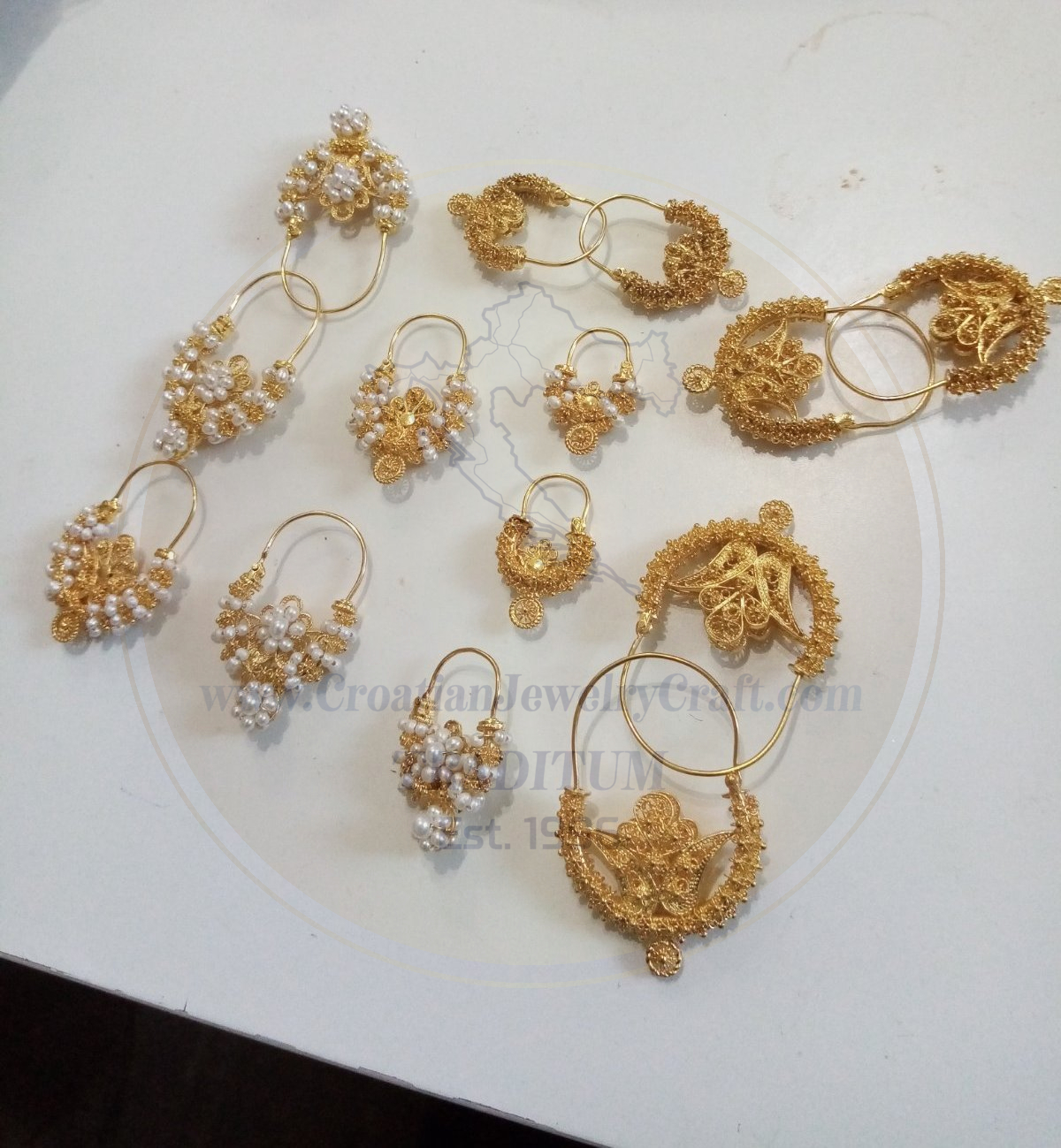 Croatian filigree jewelry sale